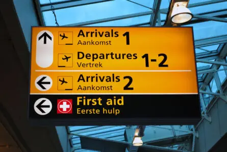 Schiphol Bord